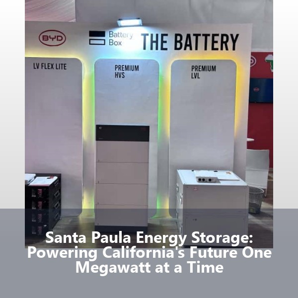 Santa Paula Energy Storage: Powering California's Future One Megawatt at a Time